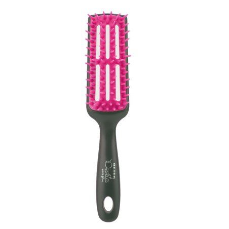 Beter Deslía Hairflow Vent Adulte Brosse à cheveux rectangulaire Noir, Fuchsia 1 pièce(s)