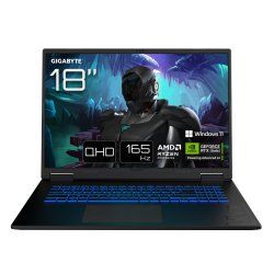 GIGABYTE GAMING A18 3VHK3FRC64SH laptop AMD Ryzen™ 7 260 45.7 cm (18") WQXGA 32 GB DDR5-SDRAM 1 TB SSD NVIDIA GeForce