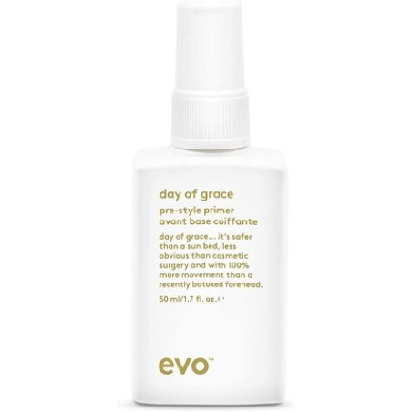 Evo Day of Grace Pre-Style Primer Leave-in Conditioner Heat Protectant Spray 50ml 1.6oz