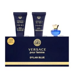 Set Versace Pour Femme Dylan Blue Edp 5ml Shower Gel 25ml Body Gel 25ml