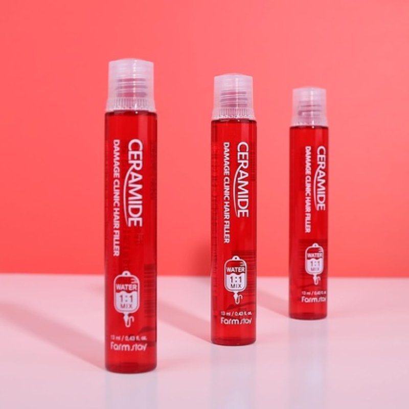 Farmstay Ceramide Damage Clinic Hair Filler Treatment for Dry Damaged Hair