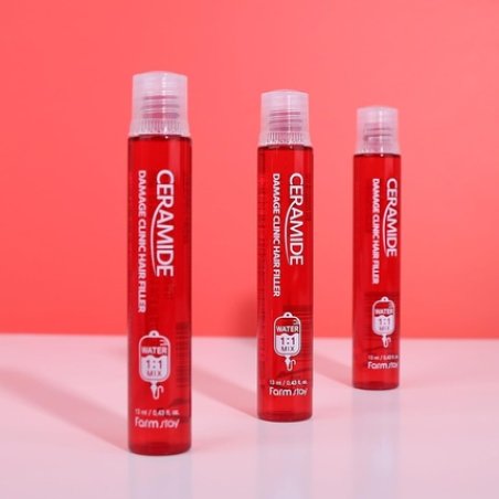 Farmstay Ceramide Damage Clinic Hair Filler Treatment for Dry Damaged Hair