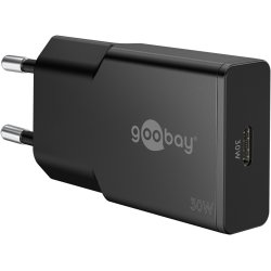 Goobay Slim Universal Black AC Fast charging Indoor