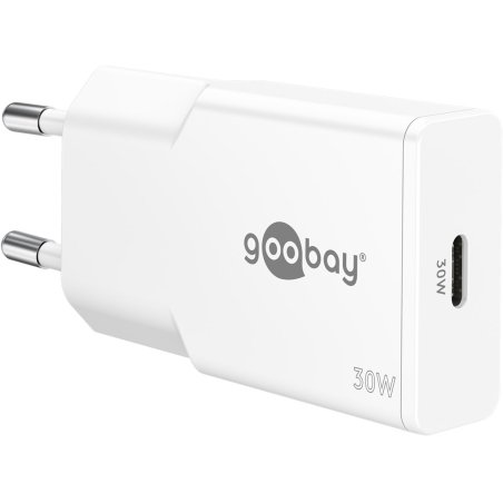 Goobay Slim Universel Blanc Secteur Charge rapide Intérieure