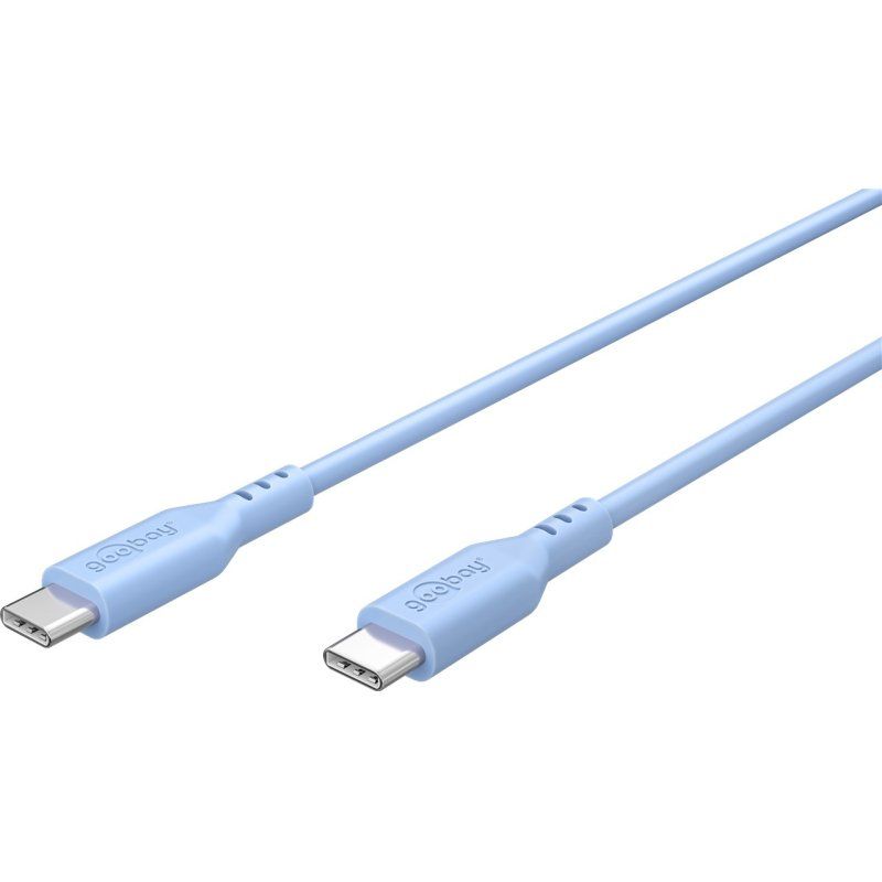 Goobay 77741 câble USB USB 2.0 1,5 m USB C Bleu