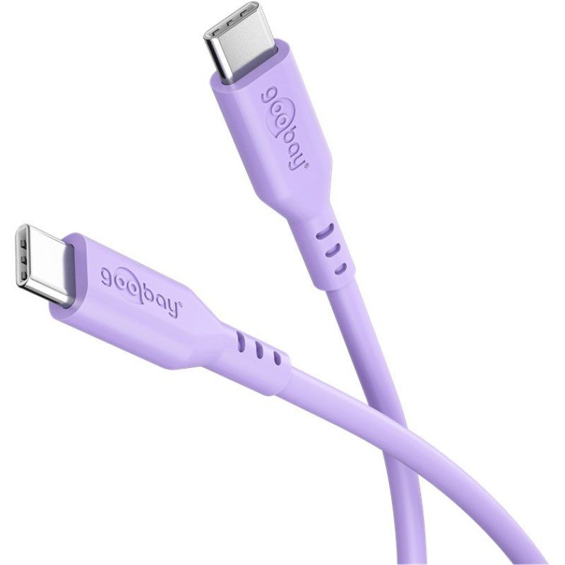 Goobay 77745 câble USB USB 2.0 1,5 m USB C Violet