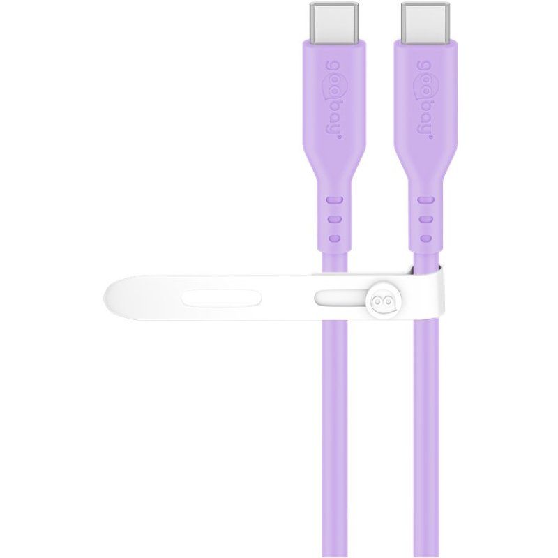 Goobay 77745 câble USB USB 2.0 1,5 m USB C Violet