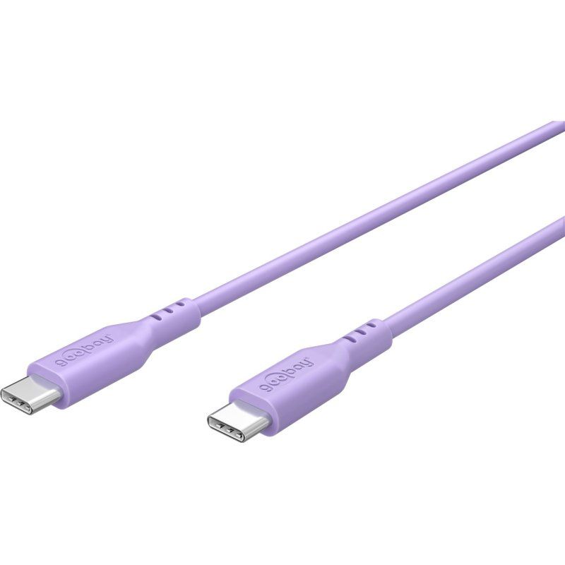 Goobay 77745 câble USB USB 2.0 1,5 m USB C Violet