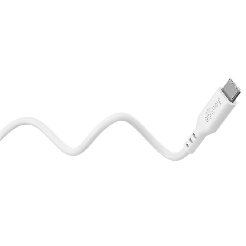 Goobay 77743 câble USB USB 2.0 1,5 m USB C Blanc