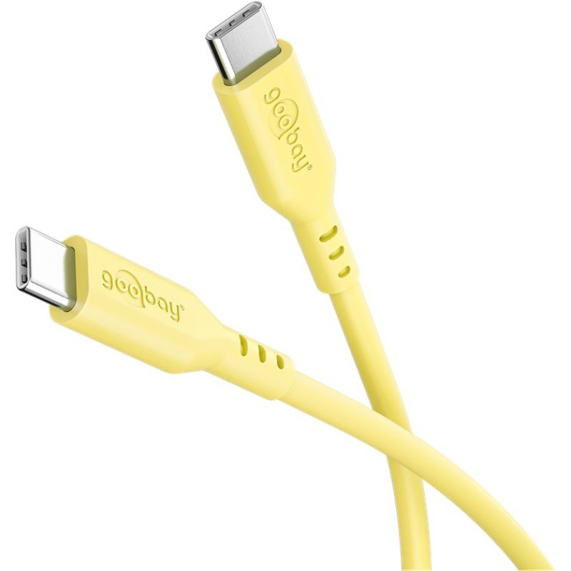 Goobay 77742 USB cable USB 2.0 1.5 m USB C Yellow