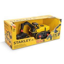 Stanley Jr. - 3 in 1 Take Apart XL Set Excavator, Jachammer, Claw