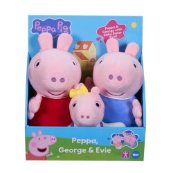 Peppa Pig - Plush 3PK (8423)