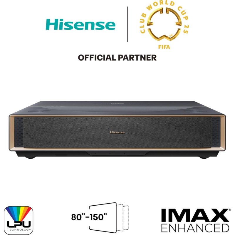 Hisense PT1 Ultra short throw projector 2500 ANSI lumens DLP UHD 4K (3840x2160) 3D Black