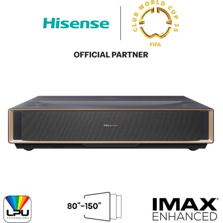 Hisense PT1 Ultra short throw projector 2500 ANSI lumens DLP UHD 4K (3840x2160) 3D Black