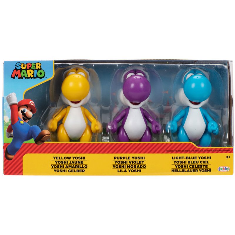PACK 3 FIGURINES COL. YOSHI 10CM