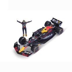 BBURAGO 1/24 Racing - Red Bull F1 Figurine Pilote Verstappen Avec Casque