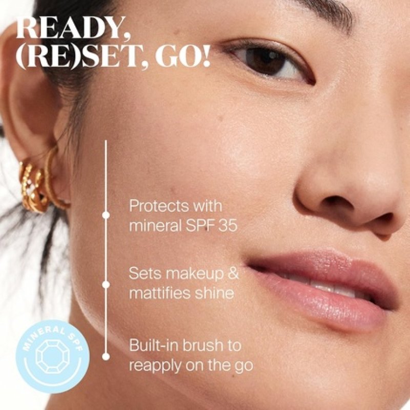 Supergoop Re Setting Mineral Powder Deep 0.15 Oz Makeup Setting Powder