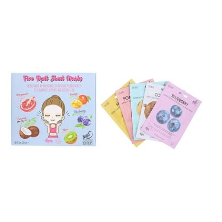 Skin Treats 5 Pack Sheet Mask Box Face Mask For Women