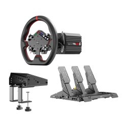 PXN VD6 Bundle DP gaming set - VD6 base WDS R2 steering wheel pedals Z9 clamp