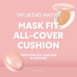 Tirtir All Cover Pink Cushion Korean Foundation Mini Size 24n