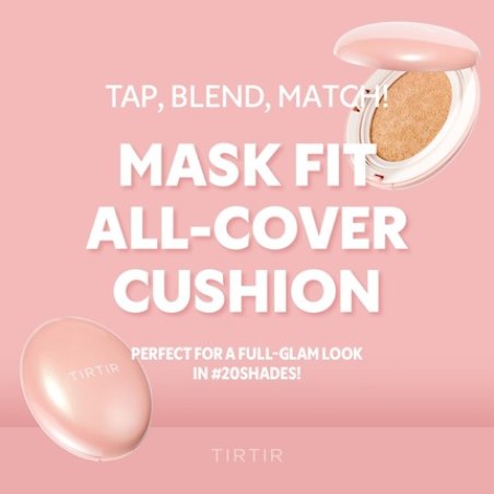 Tirtir All Cover Pink Cushion Korean Foundation Mini Size 24n