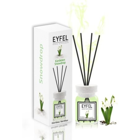 Eyfel Snowdrop Reed Diffuser Set 4.05 Fl Oz