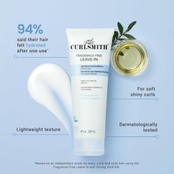 Curlsmith Fragrance-Free Leave-In Conditioner Lightweight Moisturizing Cream