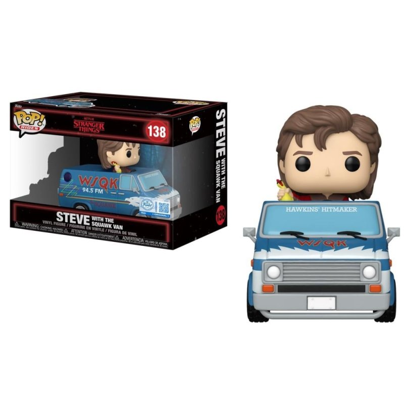 STRANGER THINGS S5 - POP Ride DLX N° 138 - Steve with Squawk van