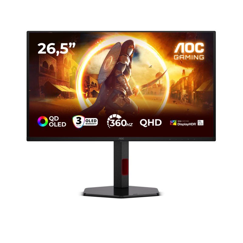 26.5' 16:9 QD-OLED 360Hz 2560x1440 HAS 1