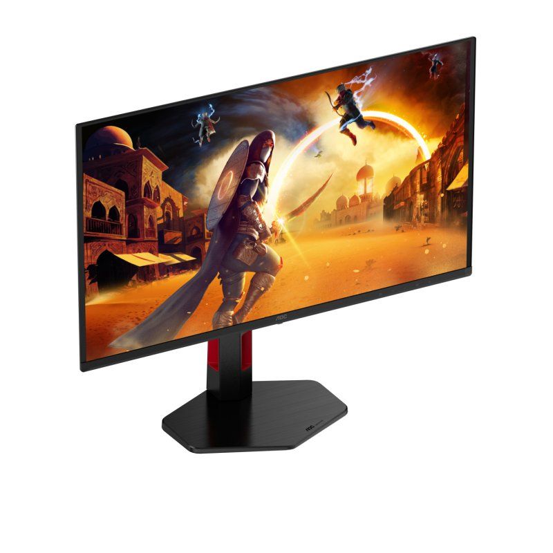 AOC G4 Q27G4SDR écran plat de PC 67,3 cm (26.5") 2560 x 1440 pixels Quad HD QD-OLED Noir, Rouge