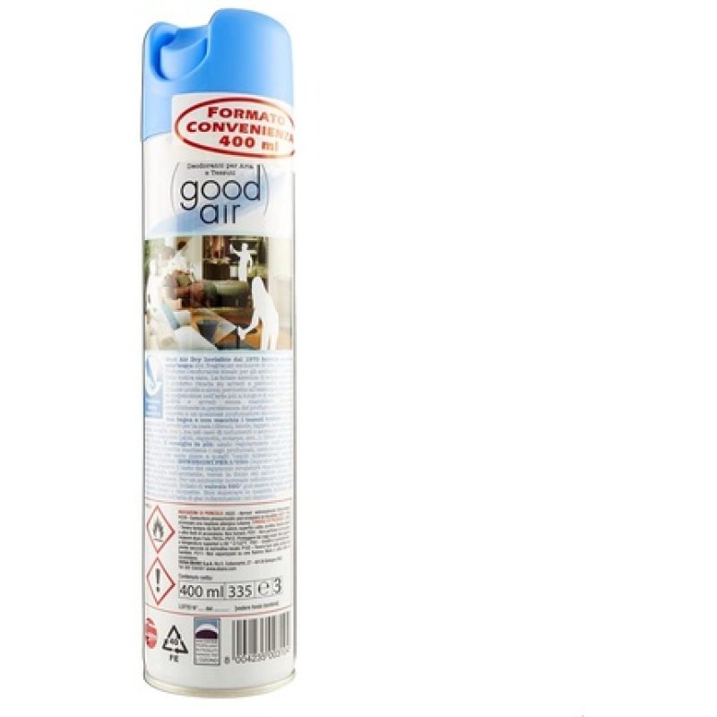 Ebano Ebony Good Air Deodorant Spray, Vanilla And Citrus, White, 18.3 X 23.7 X