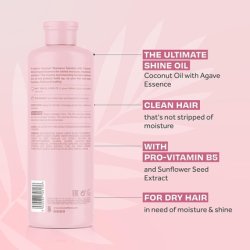 Lee Stafford Coco Loco Shine Hair Shampoo Cleanser for Smooth Silky Hair