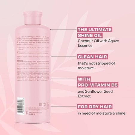 Lee Stafford Coco Loco Shine Hair Shampoo Cleanser for Smooth Silky Hair