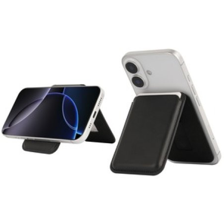 PORTE-CARTES MAGNETIQUE STAND MAGSAFE NOIR