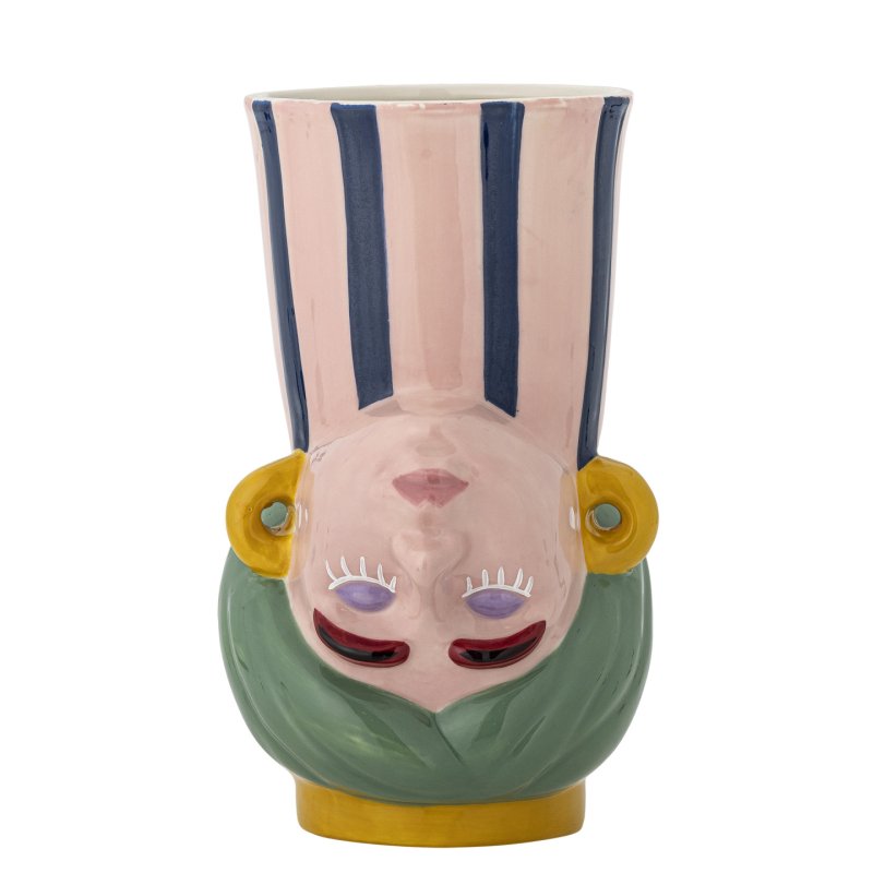 Bloomingville - Miss Jody Vase - Rose - Stoneware