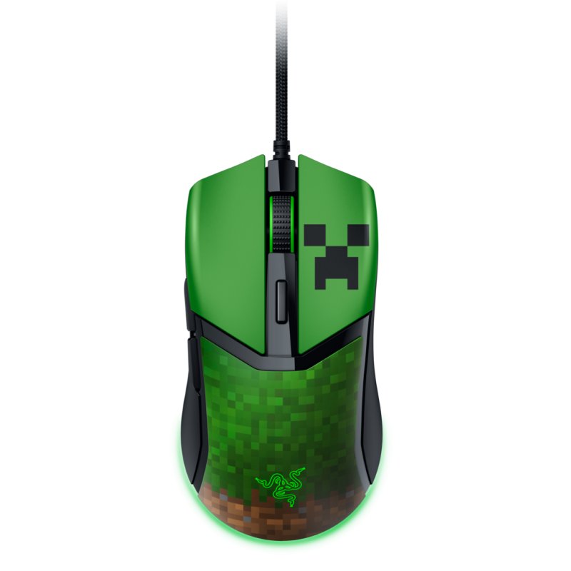Razer Cobra Minecraft Ed. Noir - Souris Gaming Filaire - légère - glissements ul