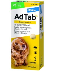 AdTab - chew tablets for dogs 11-22 kg 450 mg