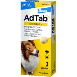 AdTab - Chewable tablets for dogs 22-45 kg - 900 mg