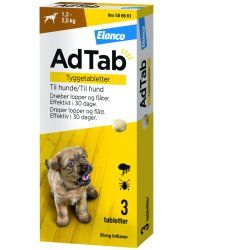 AdTab - Chew tablets for dogs 1.3-2.5 kg 56 mg