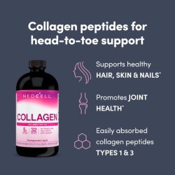 Neocell Liquid Collagen Supplement for Skin, Hair, Nails, and Joints