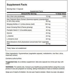 Swanson Prostate Essentials Mineral and Herbal Supplement 90 Veggie Capsules
