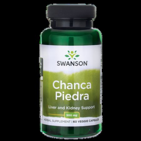 Swanson Premium Full Spectrum Chanca Piedra 500mg 60 Vegetarian Capsules
