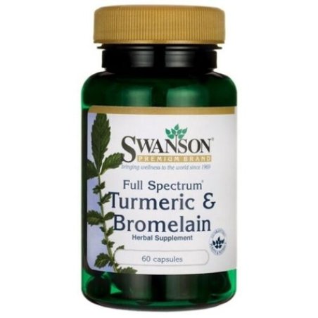 Swanson Full Spectrum Turmeric & Bromelain 60 Capsules