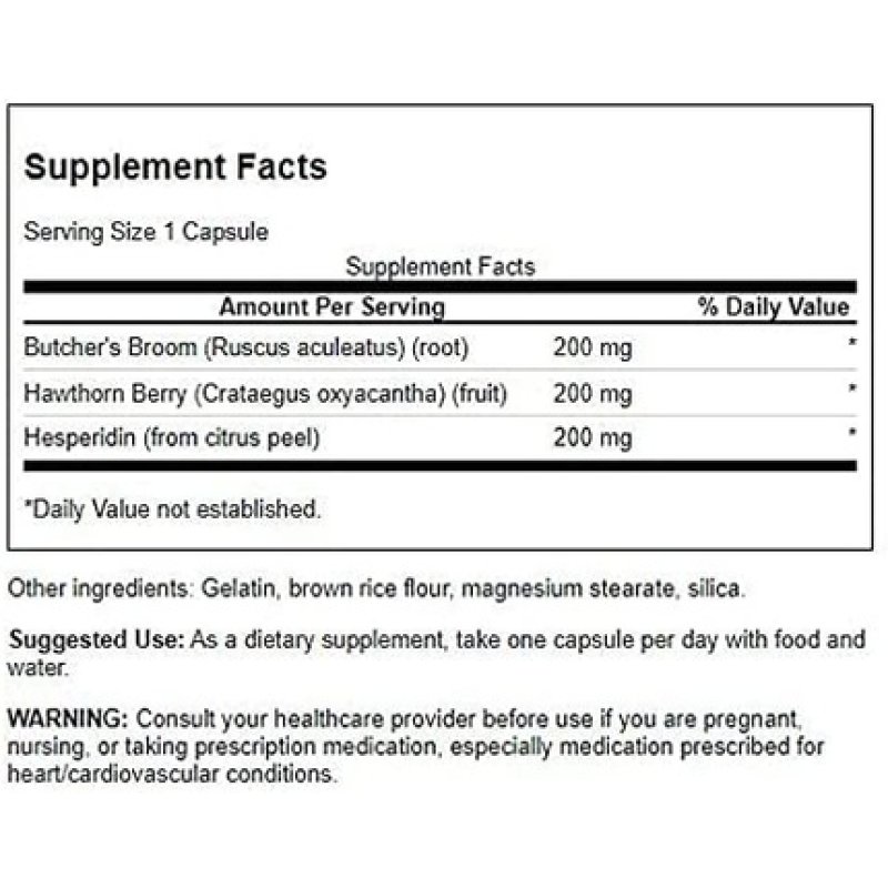 Swanson Full Spectrum Herbal Circulatory Care 60 Capsules