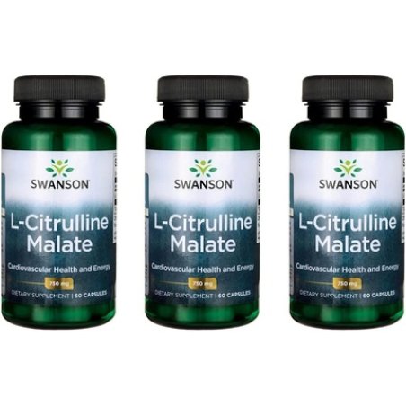 Swanson L-Citrulline Malate 750mg 60 Capsules