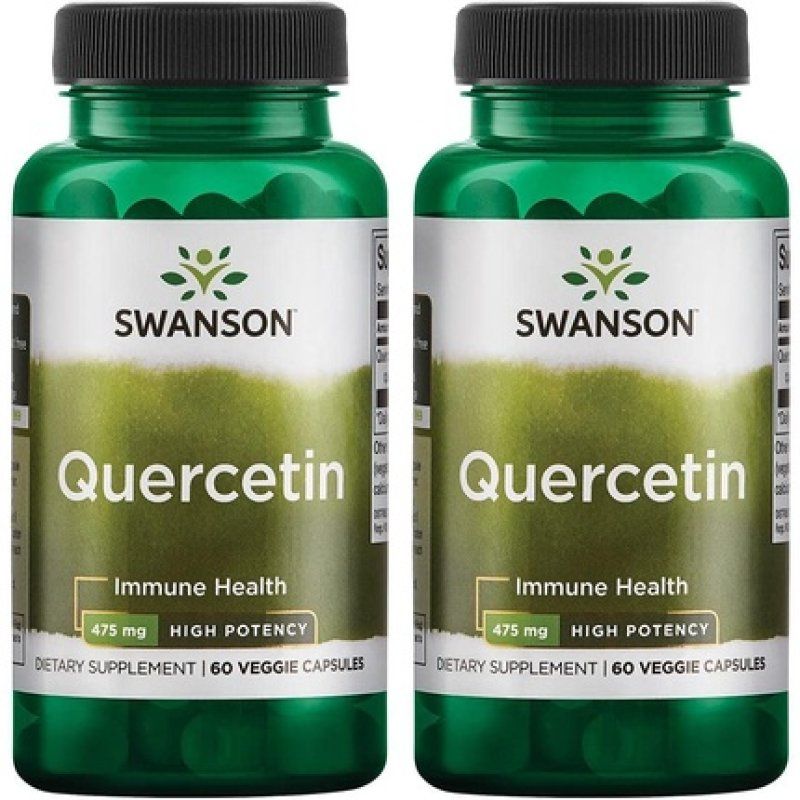 Swanson High Potency Quercetin Immune Health Support 60 Veggie Capsules