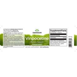 Swanson Vinpocetin 10mg 90 Capsules
