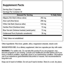 Swanson Colon Helper Herbal Supplement for Digestive Health 60 Capsules