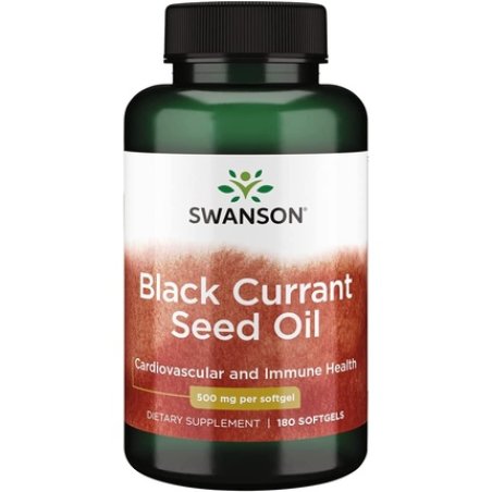 Swanson Black Currant Seed Oil GLA (Omegatru) 180 Softgels