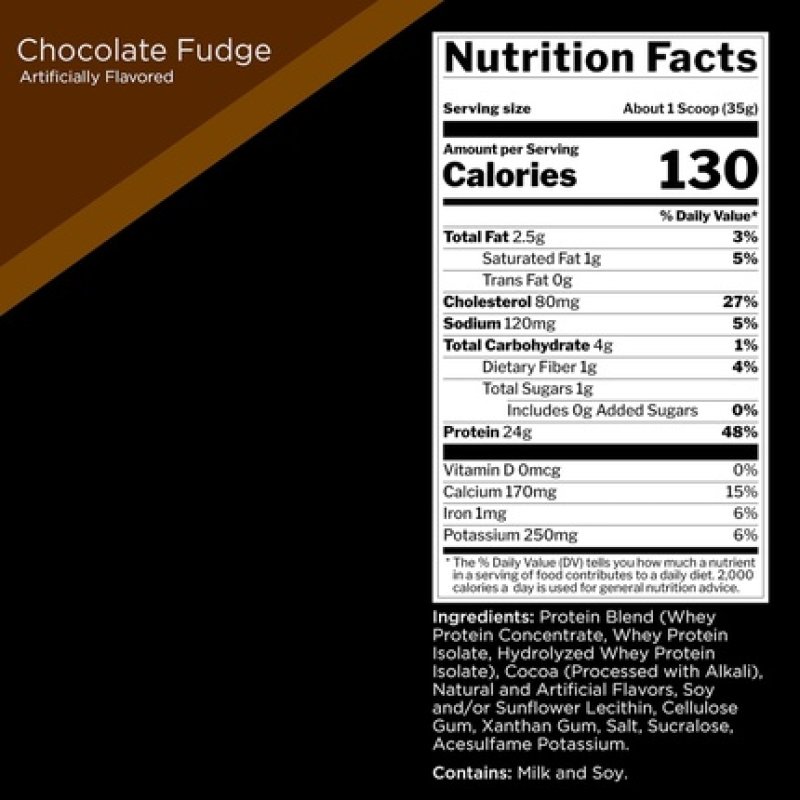 Rule One Proteins R1 Whey Blend Chocolate Fudge 24g Fast-Acting Whey Protein